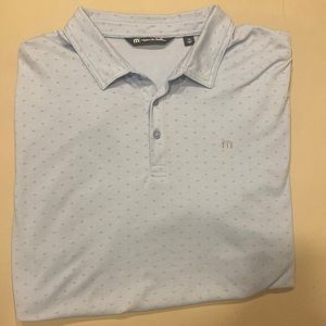 Worn twice Travis Matthew golf shirt! Baby blue and in great condition!